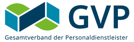 Mitglied im Gesamtverband der Personaldienstleister e. V. (GVP)